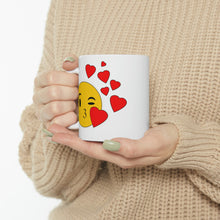 Load image into Gallery viewer, LOVE AND KISSES COFFEE MUG (WHITE)