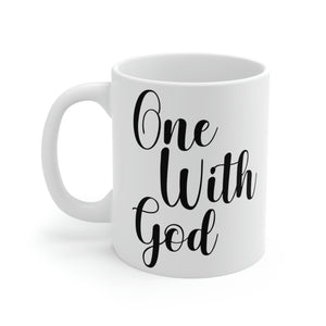 ONE WITH GOD COFFEE MUG