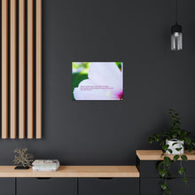 Load image into Gallery viewer, WHITE AND PINK HIBISCUS CANVAS