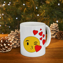 Load image into Gallery viewer, LOVE AND KISSES COFFEE MUG (WHITE)